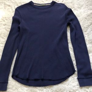 Men’s Organic Waffle Knit shirt. MED